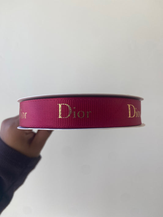 Dior Ribbon Burgundy