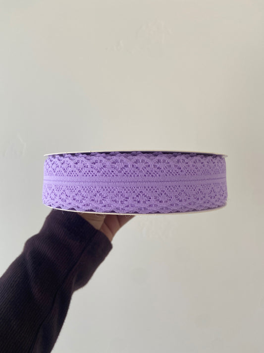 Purple Lace Trim