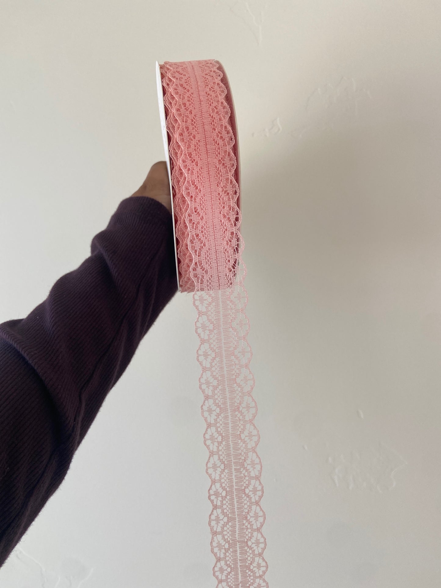 Pink Lace Trim
