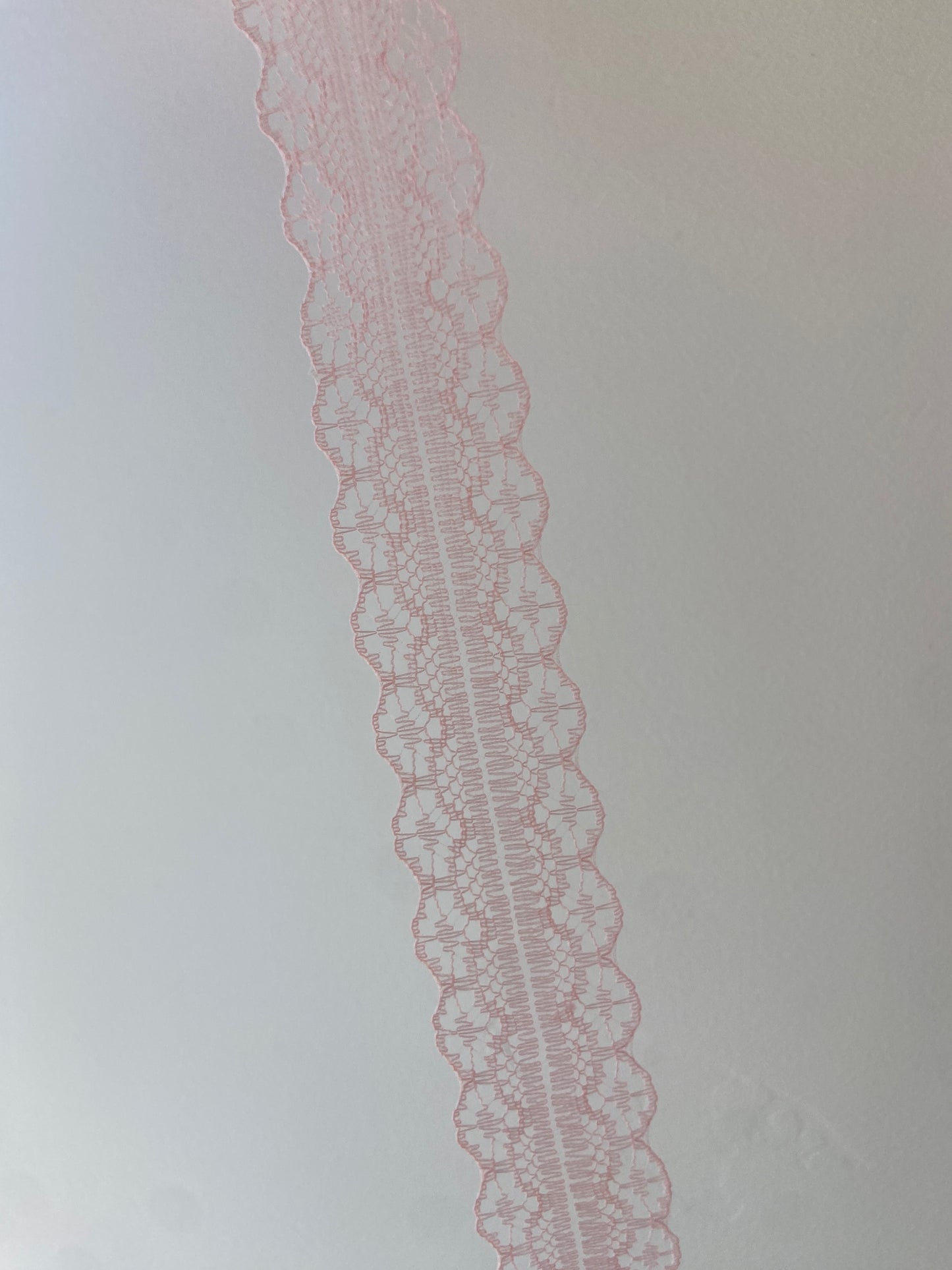 Pink Lace Trim