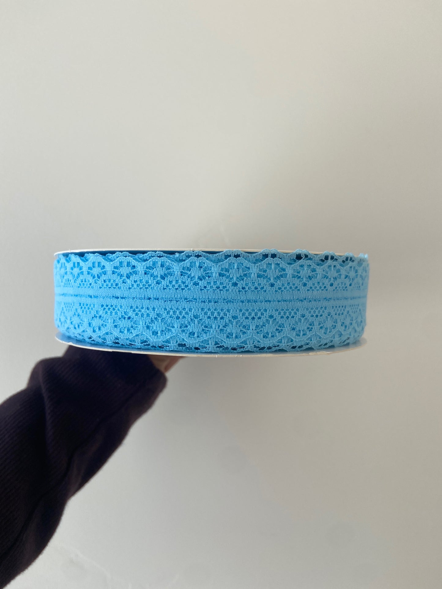 Baby Blue Lace Trim