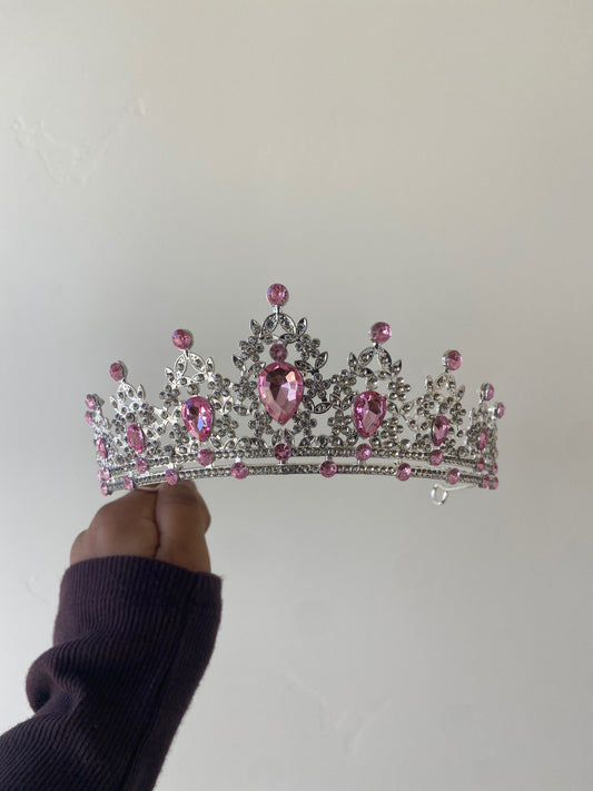 Silver & Pink Crown