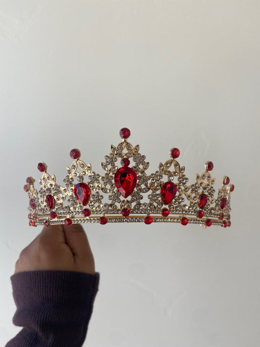 Gold & Red Crown