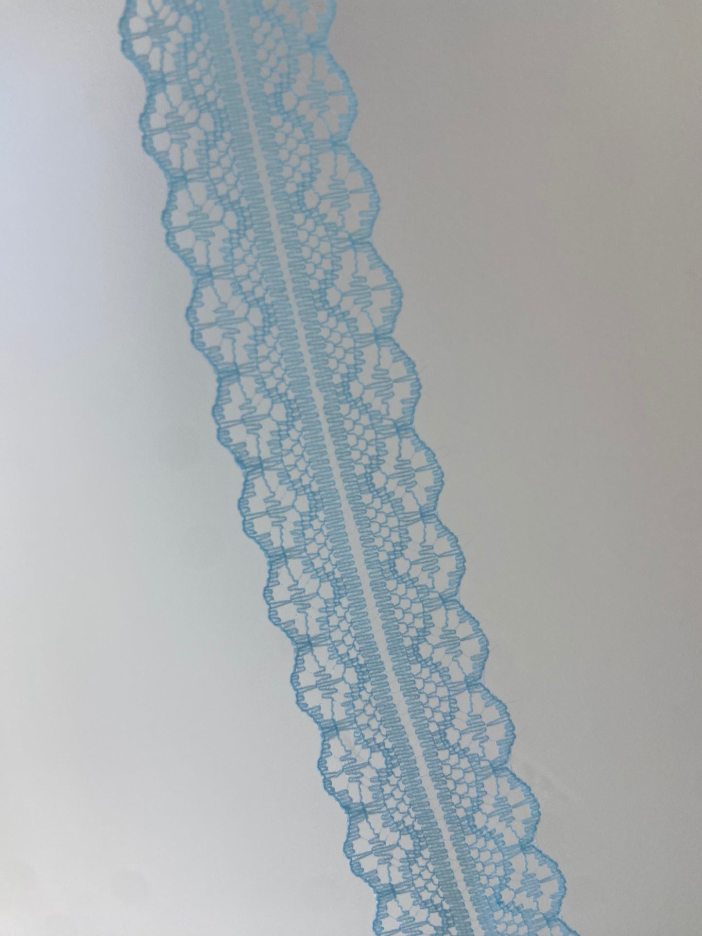 Baby Blue Lace Trim